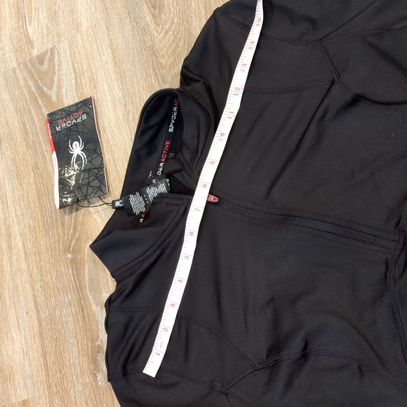 🩷NWT Spyder Active Women's Black Long Sleeve Top size Medium - Large (L/M)🩷 - Picture 6 of 11